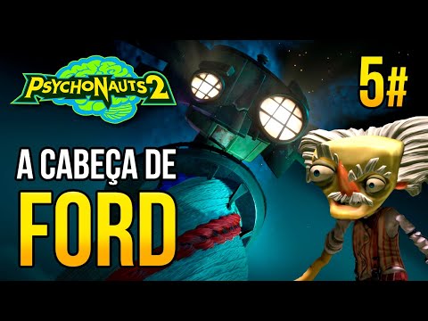 PSYCHONAUTS 2 #5 | A CABEÇA MALUCA do FORD CRULLER Cabeleireiro! (Português PT-BR)