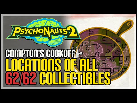 Psychonauts 2 Compton's Cookoff All Collectibles