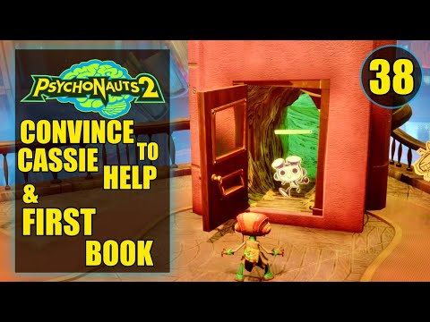 Psychonauts 2 – Convince Cassie to Help & Return the Missing Books (First) – Walkthrough Part 38