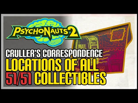Psychonauts 2 Cruller's Correspondence All Collectibles
