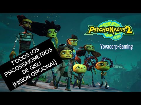 Psychonauts 2 : Descarga Todos los Psicosismometros de Gisu (Mision Opcional) Gameplay