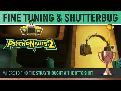 Psychonauts 2 – Fine Tuning & Shutterbug 🏆Where to find the Stray Thought & Otto Shot – Trophy Guide