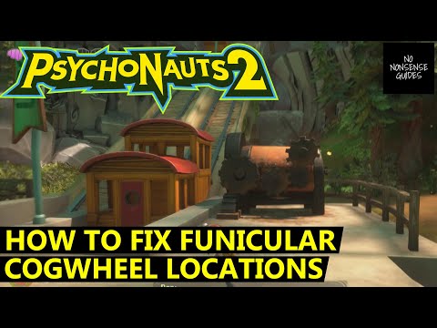 Psychonauts 2 Funicular – How to Fix – Cogwheel Locations