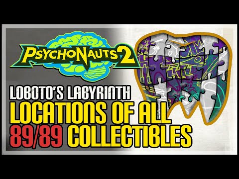 Psychonauts 2 Loboto's Labyrinth All Collectibles