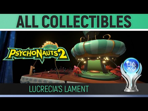 Psychonauts 2 – Lucrecia's Lament – All Collectibles 🏆 Figments, Baggage, Nuggets & Memory Vaults