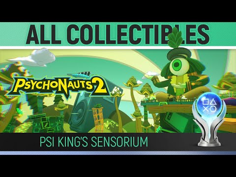 Psychonauts 2 – PSI King's Sensorium – All Collectibles 🏆 Figments, Baggage, Nuggets & Memory Vaults