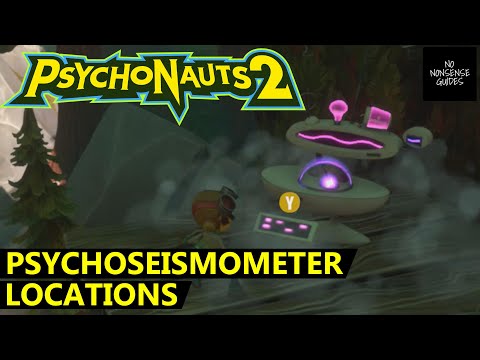 Psychonauts 2 Psychoseismometer Locations – 099, H18, Q33 – Good Vibes Only Achievement
