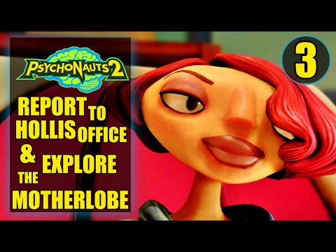 Psychonauts 2 – Report to Hollis Office & Explore the Motherlobe Walkthrough Part 3