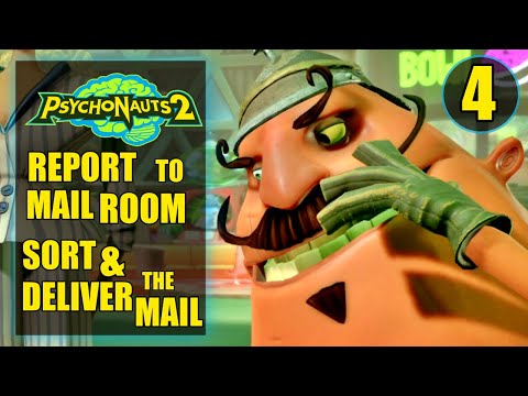 Psychonauts 2 – Report to the Mail Room, Sort the Mail & Deliver the Package Walkthrough Part 4