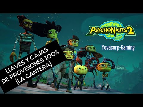 Psychonauts 2 – Todas Llaves y Cajas de Provisiones 4/4 (LA CANTERA 100%) Ubicacion