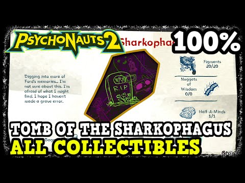 Psychonauts 2 Tomb of the Sharkophagus All Collectible Locations (Figments, Memory Vault, & More)