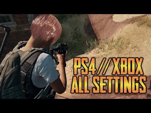 PUBG PS4/Xbox Settings & Sensitivity (Playerunknown's Battlegrounds)