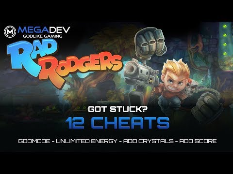 RAD RODGERS CHEATS: Godmode, Unlimited Energy, … | Trainer by MegaDev