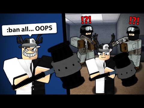 Raiding the Roblox FBI using Admin Commands…