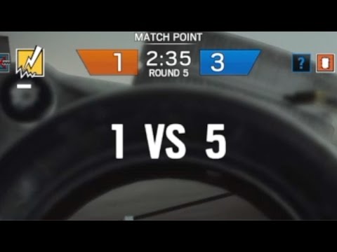 Rainbow 6 Seige | 1 V 5 Ćłütčh Äçé
