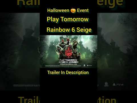 Rainbow 6 Seige Halloween 🎃 Event! Play Tomorrow! #rainbowsixsiege