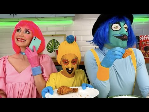 RAINBOW FRIENDS! Daddy Long Legs's family with Huggy Wuggy #shorts