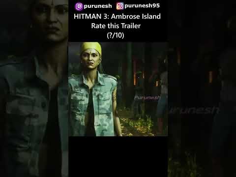 Rate this New Trailer (?/10) Ambrose Island 🏝️🏝️🎥 HITMAN 3 Location Reveal Trailer #Shorts