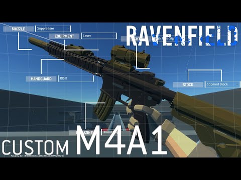 Ravenfield: New Penguin Framework Custom M4A1 gameplay showcase