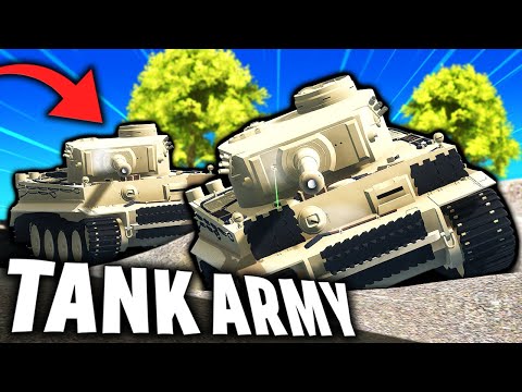 Ravenfield WW2… BUT i fight a MEGA TANK ARMY?! New Ravefield WW2 mods