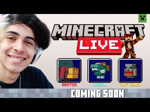 REAGINDO A MINECRAFT LIVE 2022 – AO VIVO