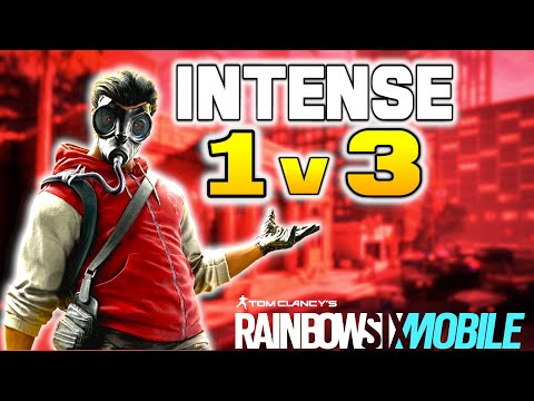 REAL PLAYERS INTENSE 1 v 3 Rainbow Six Siege Mobile