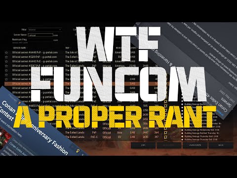 REALLY FUNCOM? It's a Joke RIGHT? | RANT | Conan Exiles