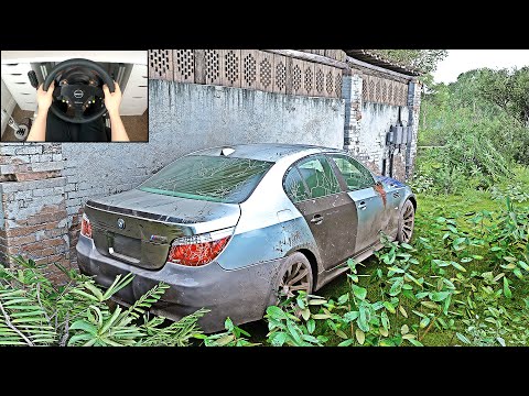 Rebuilding BMW M5 E60 – Forza Horizon 5 (Steering Wheel + Shifter) Gameplay