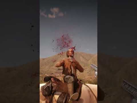 Red Dead Redemption 2 _ head shot ( brutal kill / slow )