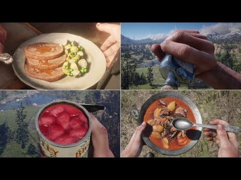 Red Dead Redemption 2 – All Food and Drinks