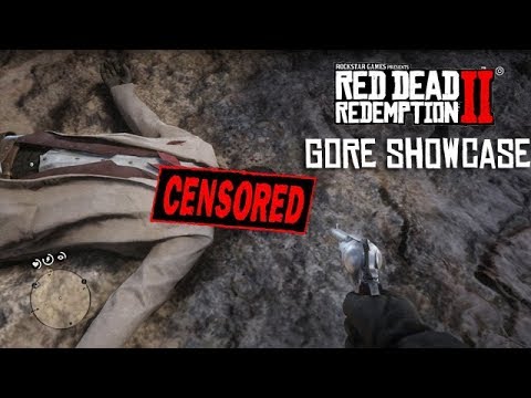 Red Dead Redemption 2 – GORE SHOWCASE (Head, Arms and Legs) #RDR2