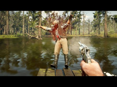 Red Dead Redemption 2 PC 60FPS – First Person Brutal Gameplay Vol. 63 (Euphoria Ragdolls)