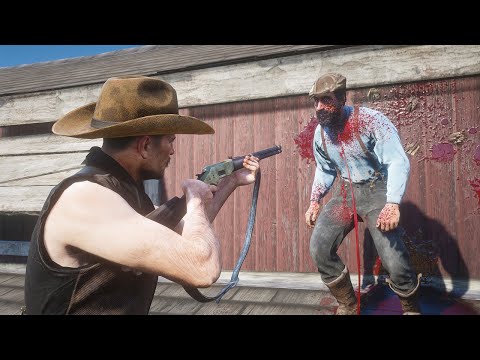 Red Dead Redemption 2 PC 60FPS – Funny & Brutal Moments Vol. 121 (Euphoria Ragdolls)