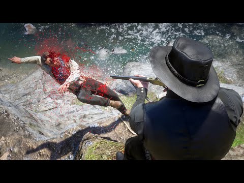Red Dead Redemption 2 PC 60FPS – Funny & Brutal Moments Vol. 122 (Euphoria Ragdolls)