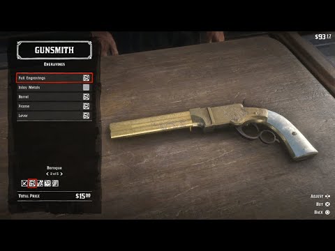 Red Dead Redemption 2 – Weapons & Weapon Customization (RDR2 2018) PS4 Pro