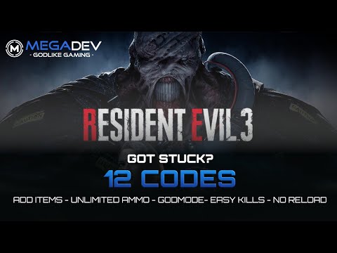 RESIDENT EVIL 3 Remake Cheats: Add Items, Godmode, No Reload, OHK, … | Trainer by MegaDev