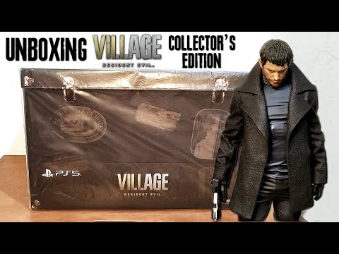 RESIDENT EVIL VILLAGE Collector's Edition PS5 Unboxing (ASIA) & Comparison with RE 2 & 3 Remake CE