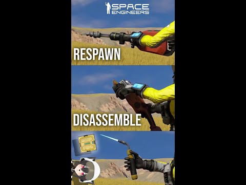 Respawn x times to get a battery – Space Engineers #shorts