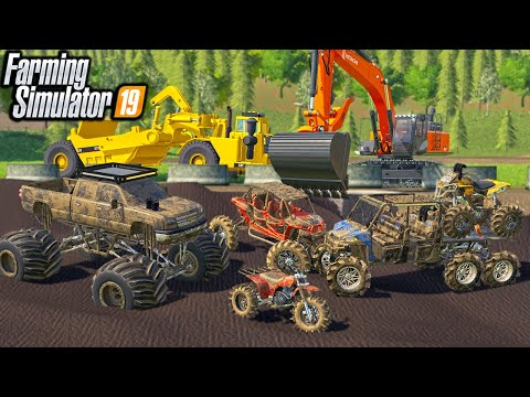 RICH REDNECK MUD FEST! (MASSIVE MUD BOG!) | (ROLEPLAY) FARMING SIMULATOR 2019