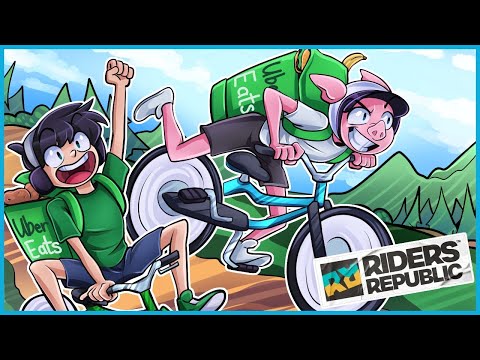 Riders Republic but it’s extreme food delivery…