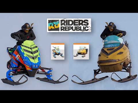 Riders Republic: Freestyle Snowmobile VS Normal Snowmobile