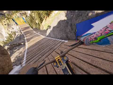 [ Riders Republic ] No HUD, First Person – Downhill "Red Bull Hardline" Track