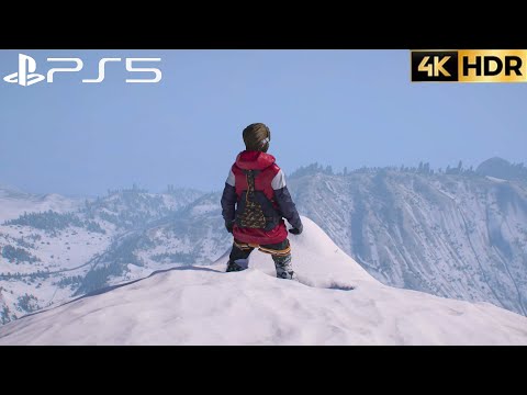 RIDERS REPUBLIC Snowboarding (PS5) 4K HDR 60FPS Gameplay