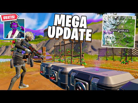 RIESEN UPDATE für SEASON 4 😍 Neue Orte, Waffen, GRATIS Skin Stile, Truhen | Fortnite Deutsch