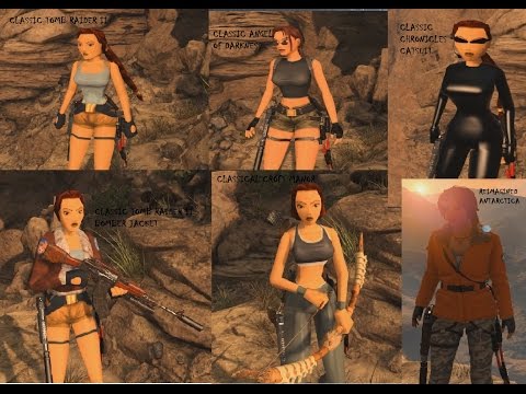 Rise of the Tomb Raider: 20 Year Celebration 5 NEW CLASSIC OUTFITS +Antarctica Showcase