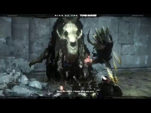 Rise of The Tomb Raider Defeating The Witch Boss Fight