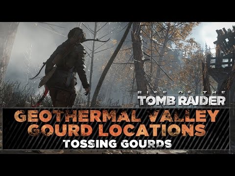 Rise of the Tomb Raider ★ Geothermal Valley Gourd Locations ★ Tossing Gourds Challenge