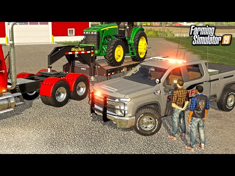 ROBBER CHASE- $300,000 WORTH OF TRACTORS STOLEN! (ROLEPLAY) | FARMING SIMULATOR 2019