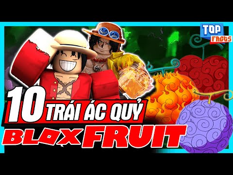 Roblox Blox Fruits 17.3 – Top 10 Trái Ác Quỷ Mạnh Nhất | meGAME