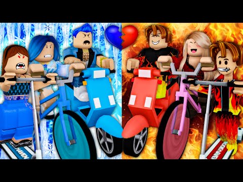 ROBLOX Brookhaven 🏡RP – FUNNY MOMENTS: Fire Peter and ICE Family All Season